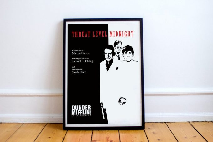 Threat Level Midnight Poster Print Wall Art