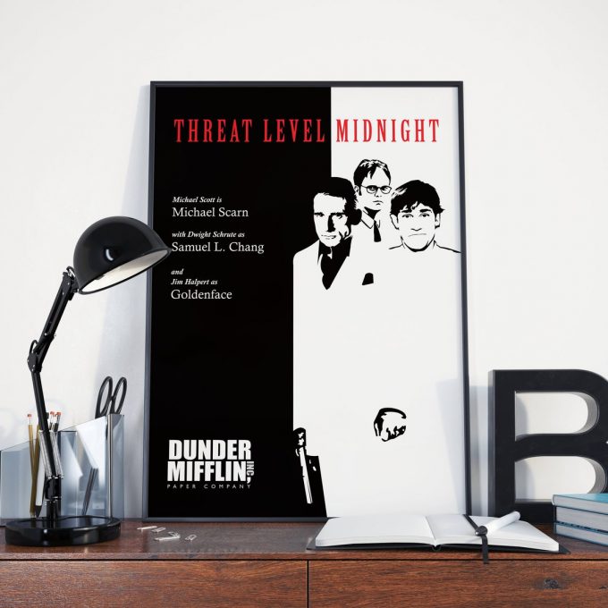 Threat Level Midnight Poster Print Wall Art