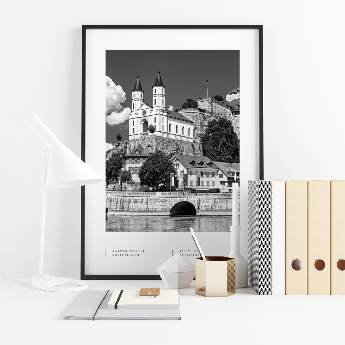 Aarburg Castle Poster Print Wall Art