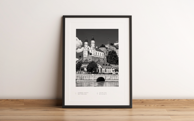 Aarburg Castle Poster Print Wall Art