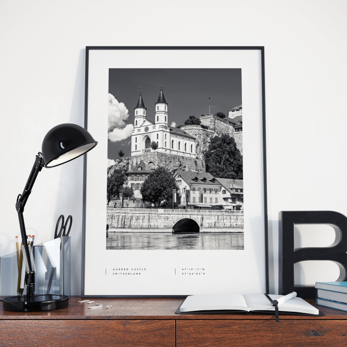 Aarburg Castle Poster Print Wall Art