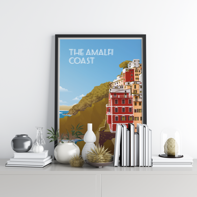 Amalfi Coast Poster Print Wall Art