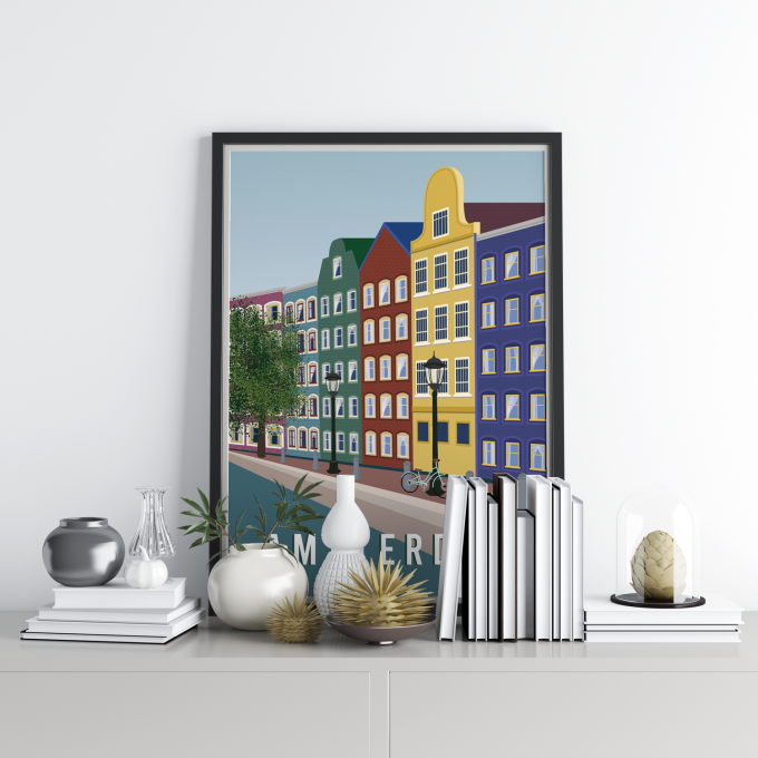 Amsterdam Poster Print Wall Art