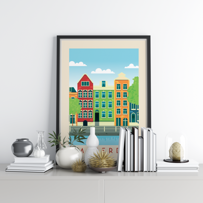 Amsterdam Poster Print Wall Art