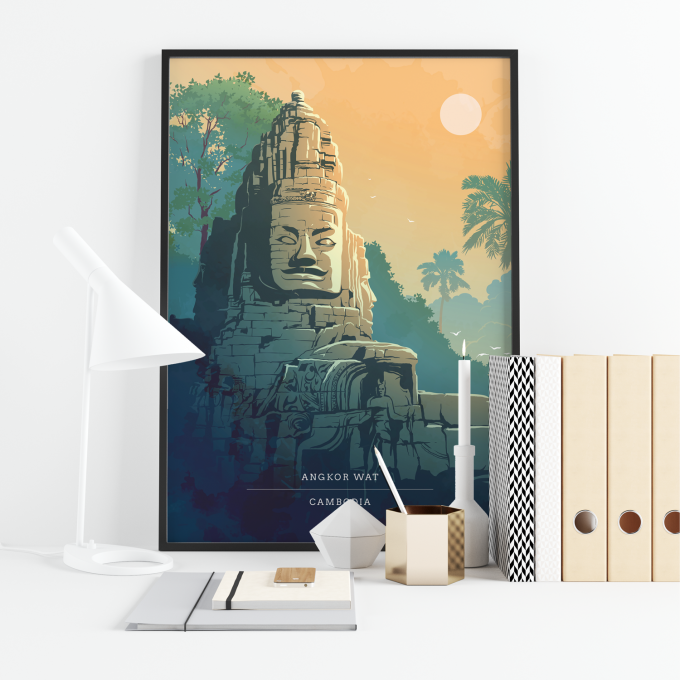 Angkor Wat Poster Print Wall Art