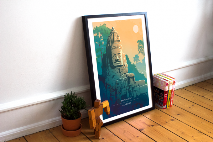 Angkor Wat Poster Print Wall Art