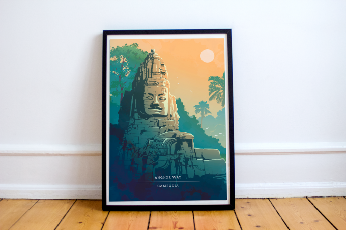 Angkor Wat Poster Print Wall Art