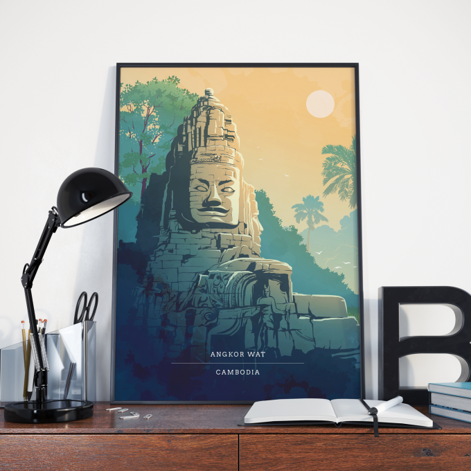 Angkor Wat Poster Print Wall Art