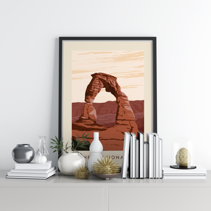 Arches National Park Poster Print Wall Art