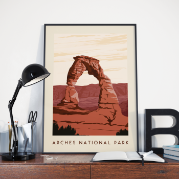 Arches National Park Poster Print Wall Art