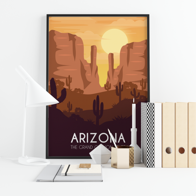 Arizona Poster Print Wall Art