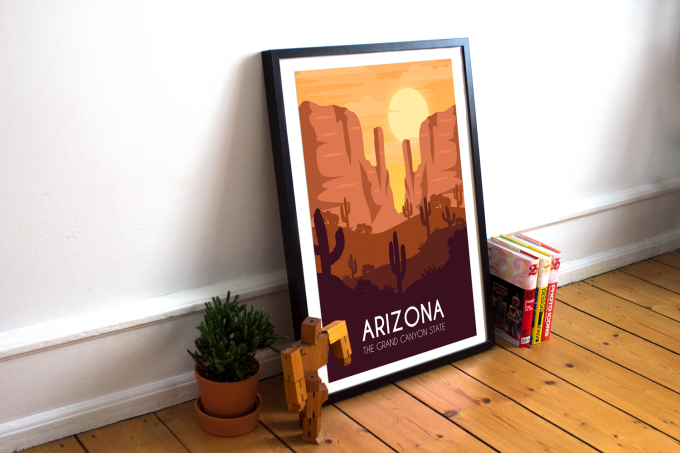 Arizona Poster Print Wall Art