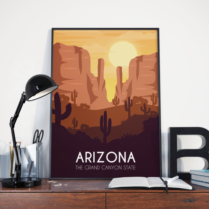 Arizona Poster Print Wall Art