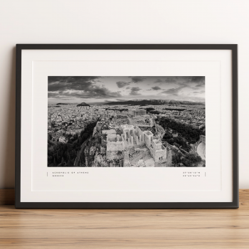 Athens Coordinates Poster Print Wall Art