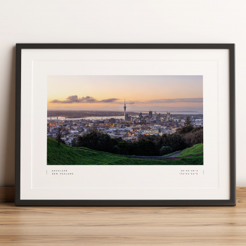 Auckland Coordinates Poster Print Wall Art