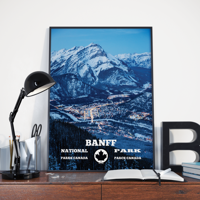 Banff National Park WPA Poster Print Wall Art