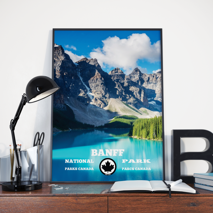 Banff National Park WPA Poster Print Wall Art