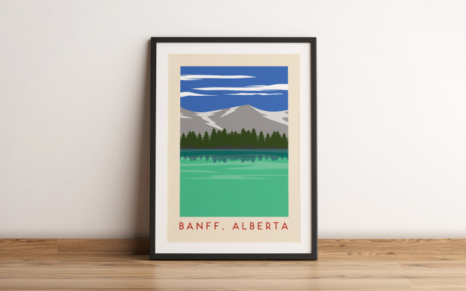 Banff Poster Print Wall Art