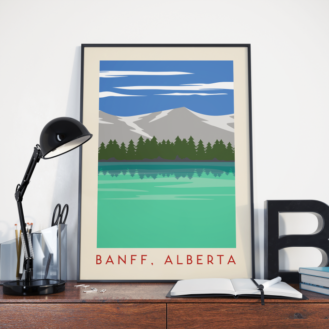 Banff Poster Print Wall Art
