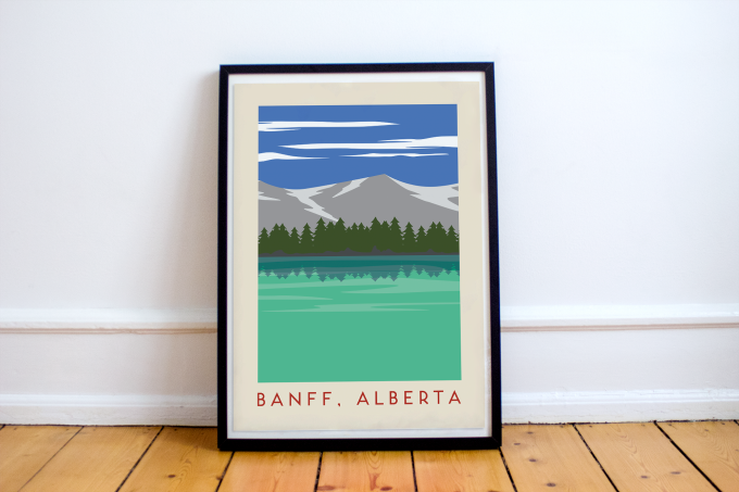 Banff Poster Print Wall Art