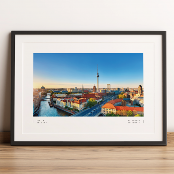Berlin Coordinates Poster Print Wall Art