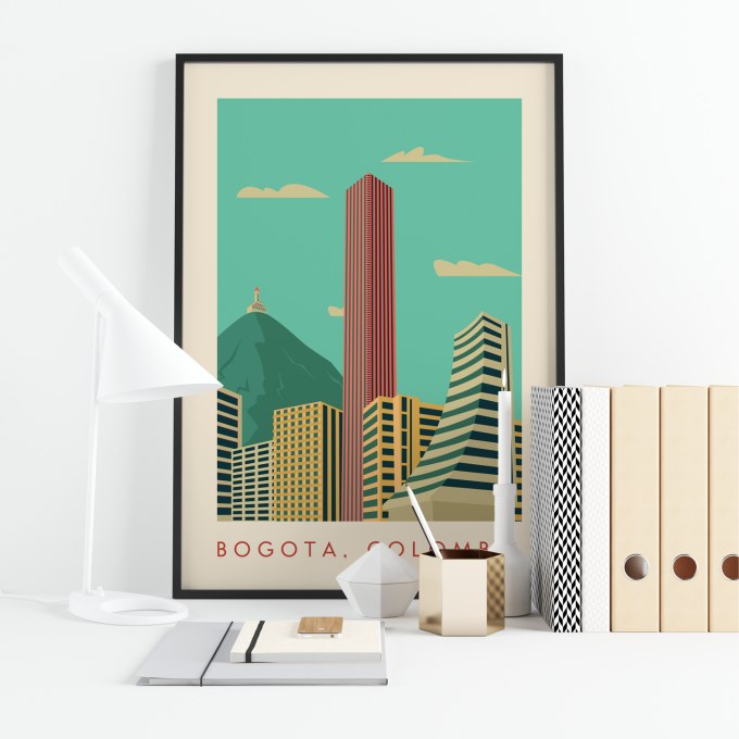 Bogota Poster Print Wall Art