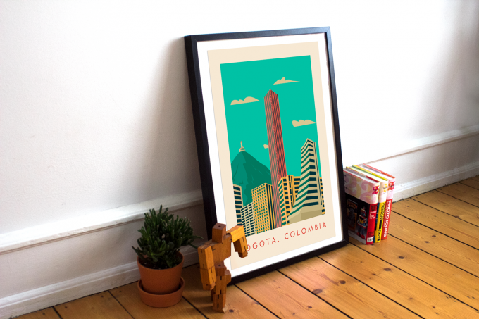 Bogota Poster Print Wall Art