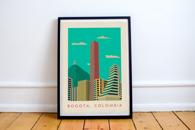 Bogota Poster Print Wall Art