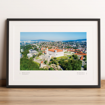 Bratislava Coordinates Poster Print Wall Art