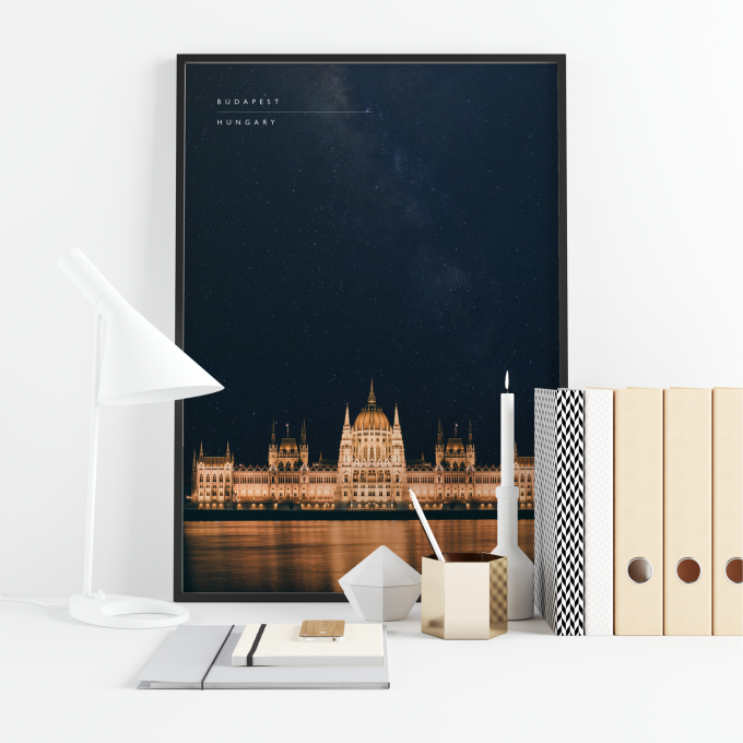 Budapest Poster Print Wall Art