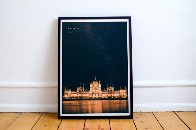 Budapest Poster Print Wall Art