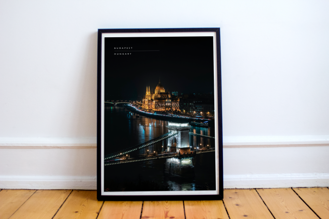 Budapest Poster Print Wall Art