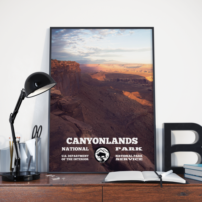 Canyonlands National Park WPA Poster Print Wall Art