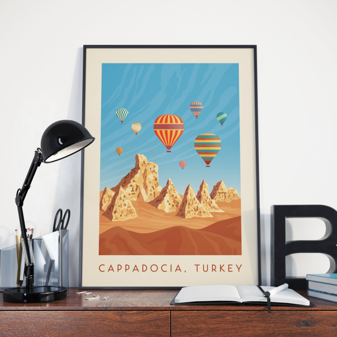 Cappadocia Poster Print Wall Art