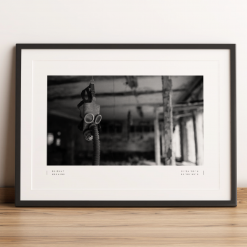 Chernobyl Pripyat Coordinates Poster Print Wall Art