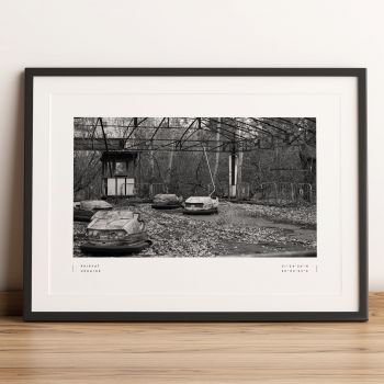 Chernobyl Pripyat Coordinates Poster Print Wall Art