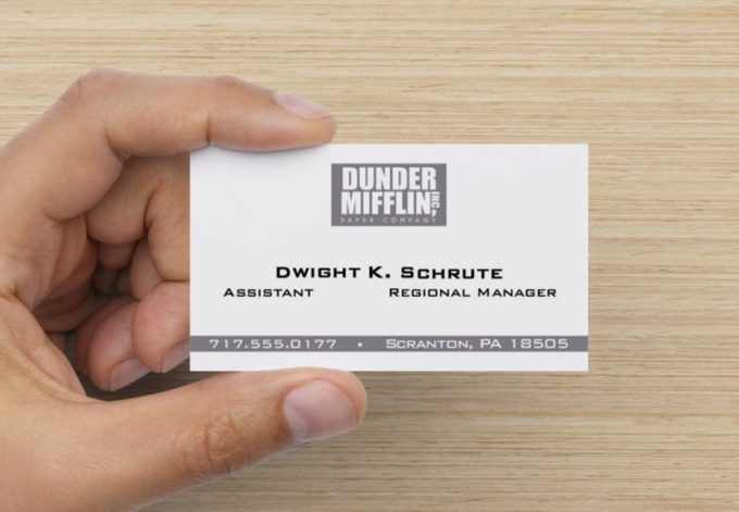 Dwight Schrute Business Card