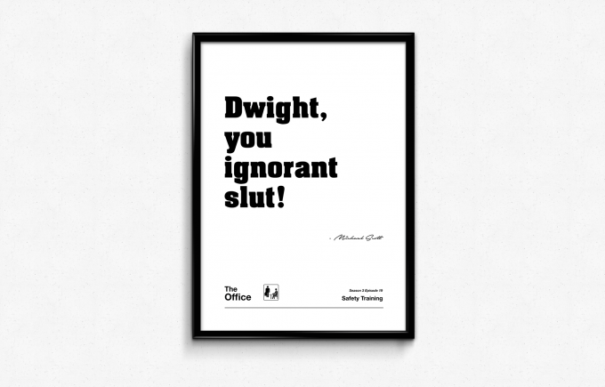 The Office Poster Print Wall Art