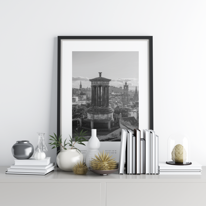 Edinburgh Coordinates Poster Print Wall Art