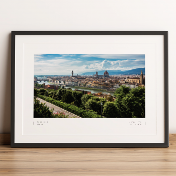 Florence Coordinates Poster Print Wall Art