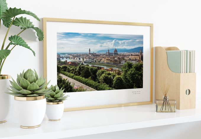 Florence Coordinates Poster Print Wall Art