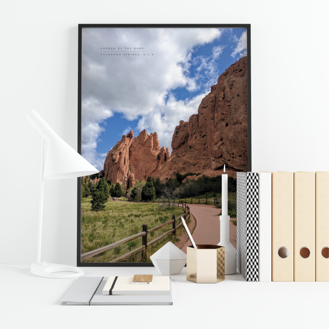 Garden of the Gods Poster Print Wall Art