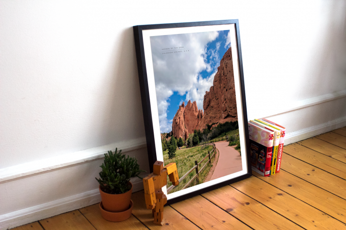 Garden of the Gods Poster Print Wall Art