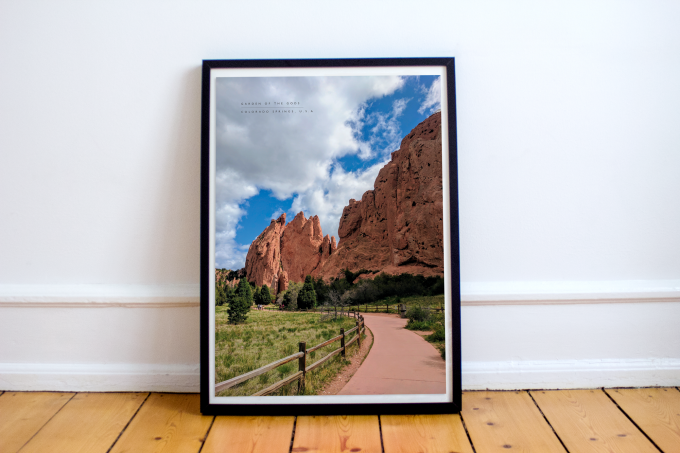 Garden of the Gods Poster Print Wall Art