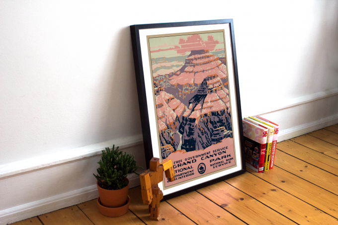 Grand Canyon Poster Print Wall Art WPA