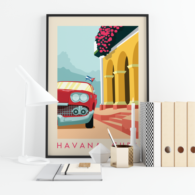 Havana Poster Print Wall Art