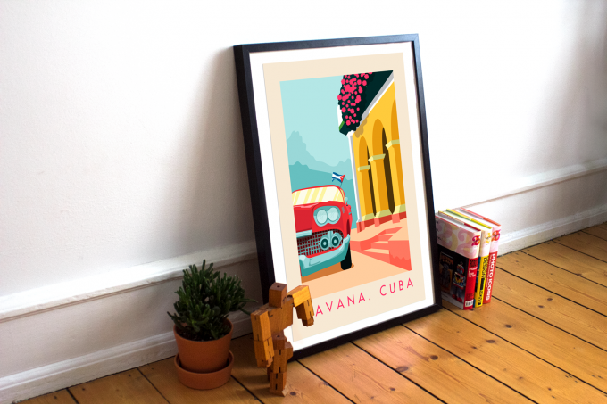 Havana Poster Print Wall Art
