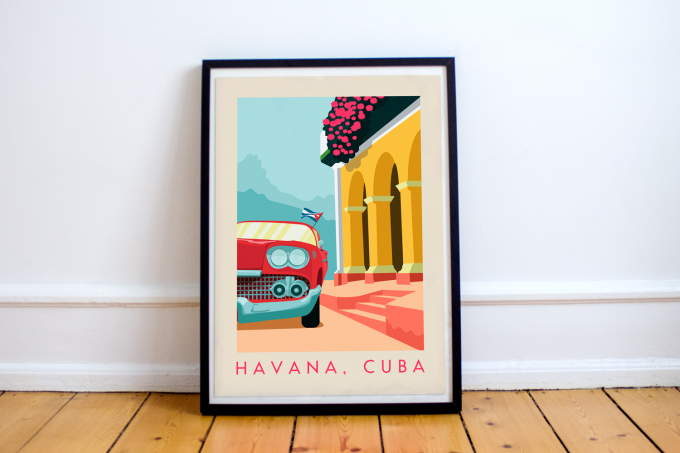 Havana Poster Print Wall Art