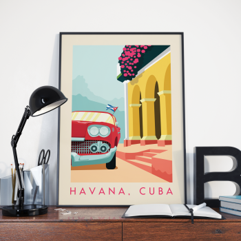 Havana Poster Print Wall Art