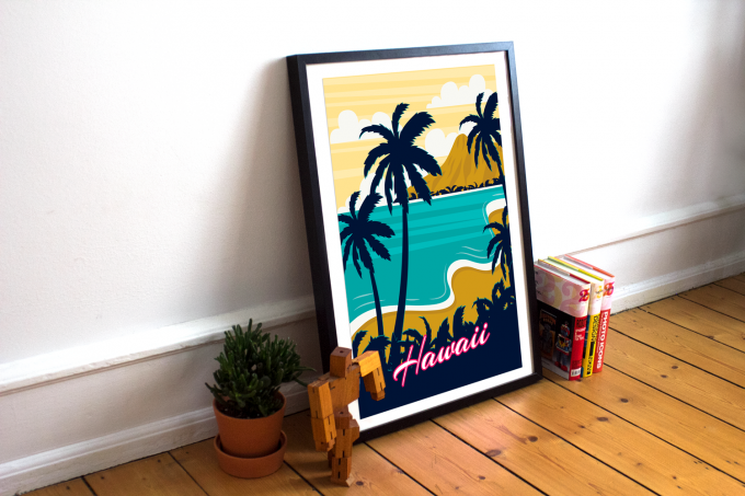 Hawaii Poster Print Wall Art